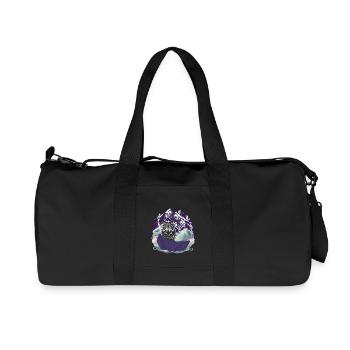 Husky Dog Dogs Maritime Boat Boats Adventure - Recycled Canvas Sports Bag by Stanley/Stella - black - Front