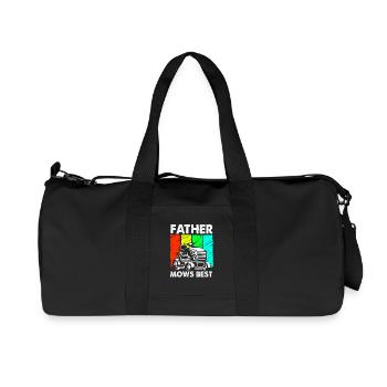 Lawn mower lawn (meadow) - Recycled Canvas Sports Bag by Stanley/Stella - black - Front