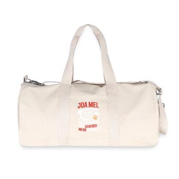 Joa Mei Bayerischer Sarkasmus Egal Dialekt Bier - Recycelte Canvas-Sporttasche von Stanley/Stella - Naturweiß - Vorne