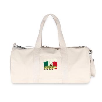Taco' Bout A Good Time Mexican Food - Recycled Canvas Sports Bag by Stanley/Stella - natural - Front