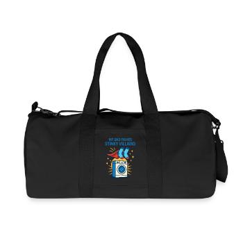 Mon père se bat contre les chaussettes malodorantes pour la fête des pères - Sac de sport en toile recyclée Stanley/Stella - noir - Devant
