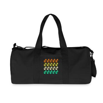 Horn player French horn - Recycled Canvas Sports Bag by Stanley/Stella - black - Front