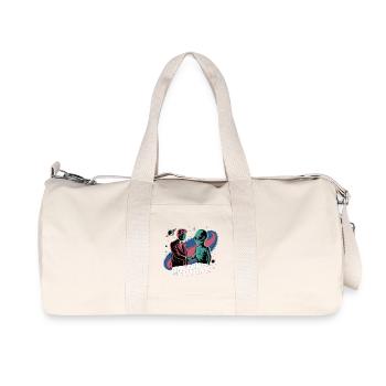 SHAKE HANDS FOR FUTURE - Recycled Canvas Sports Bag by Stanley/Stella - natural - Front