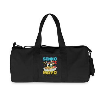 Sinko De Mayo Funny Cinco De Mayo Motif - Recycled Canvas Sports Bag by Stanley/Stella - black - Front