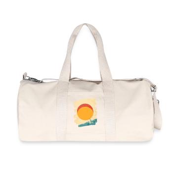 Sommer Sonne - Recycelte Canvas-Sporttasche von Stanley/Stella - Naturweiß - Vorne