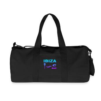 Ambiance d’Ibiza - Sac de sport en toile recyclée Stanley/Stella - noir - Devant