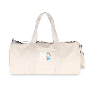 Archéologie Géologie - Sac de sport en toile recyclée Stanley/Stella - blanc naturel - Devant