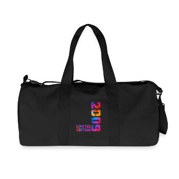 16 Year Old Born In 2009 16th Birthday Boy Girl - Recycled Canvas Sports Bag by Stanley/Stella - black - Front