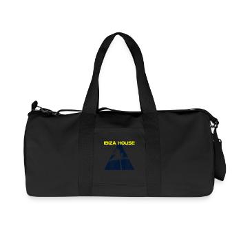 Ibiza House - Recycelte Canvas-Sporttasche von Stanley/Stella - Schwarz - Vorne
