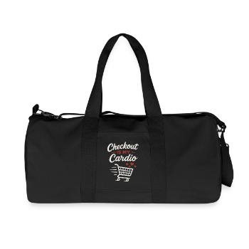 Der Wettbewerbsfähige Lebensmittelkäufer Fast Cart - Recycelte Canvas-Sporttasche von Stanley/Stella - Schwarz - Vorne