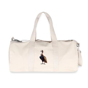 Vautour Oiseau de proie Vautour Vautour mignon Vautour - Sac de sport en toile recyclée Stanley/Stella - blanc naturel - Devant