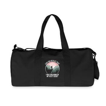 Scout Guide Scout Camping - Recycled Canvas Sports Bag by Stanley/Stella - black - Front