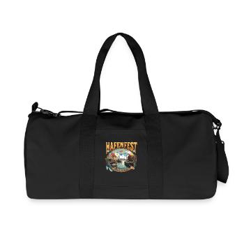 Heiligenhafen Harbour Festival Heiligenhafener - Recycled Canvas Sports Bag by Stanley/Stella - black - Front