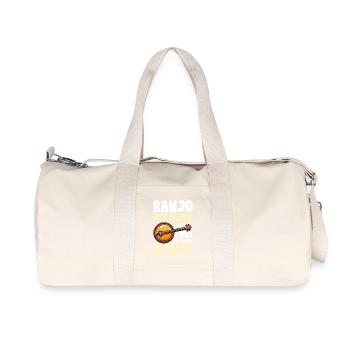 Les joueurs de banjo ne se soucient jamais des bagatelles - - Sac de sport en toile recyclée Stanley/Stella - blanc naturel - Devant
