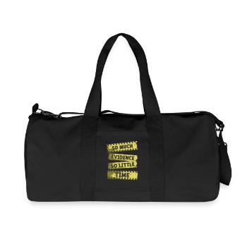 Experts médico-légaux Tant de preuves si peu de temps - Sac de sport en toile recyclée Stanley/Stella - noir - Devant
