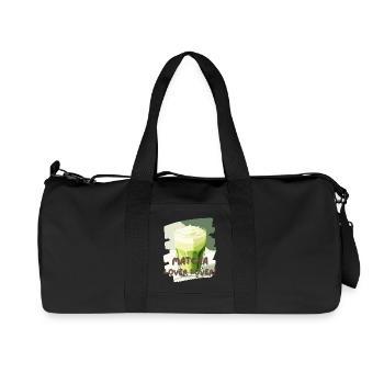 Matcha Lover Lover Matcha Latte Liebhaber Grüntee - Recycelte Canvas-Sporttasche von Stanley/Stella - Schwarz - Vorne