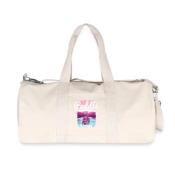 Kayak - Sac de sport en toile recyclée Stanley/Stella - blanc naturel - Devant
