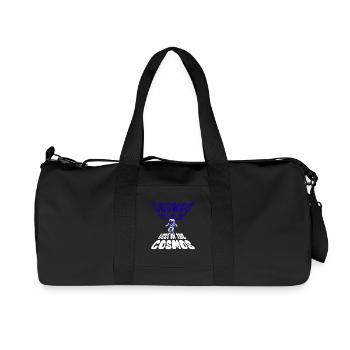 Perdu dans le cosmos - Astronaute - Espace - Sac de sport en toile recyclée Stanley/Stella - noir - Devant