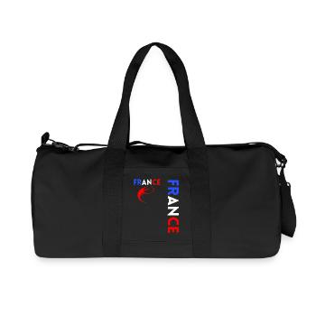 Rugby Player Fan Rugby Supporter Rugby France - Recycled Canvas Sports Bag by Stanley/Stella - black - Front