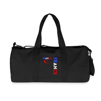 Rugby Player Fan Rugby Supporter Rugby France - Recycled Canvas Sports Bag by Stanley/Stella - black - Front