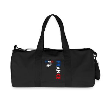 Rugby Player Fan Rugby Supporter Rugby France - Recycled Canvas Sports Bag by Stanley/Stella - black - Front