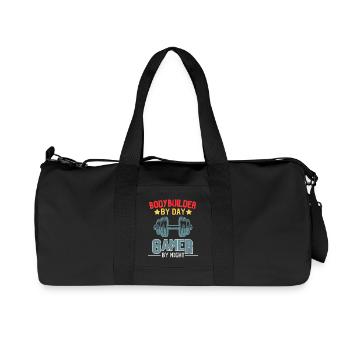 Gamer Bodybuilder Force Sports Design - Sac de sport en toile recyclée Stanley/Stella - noir - Devant