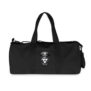 Bulle de la mer du Nord Capitaine Marin - Sac de sport en toile recyclée Stanley/Stella - noir - Devant