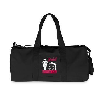 Bald Unter Neuer Führung - Recycelte Canvas-Sporttasche von Stanley/Stella - Schwarz - Vorne