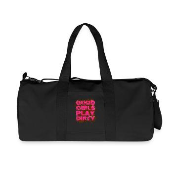 Good girls play dirty Schlammlauf Mud Run - Recycled Canvas Sports Bag by Stanley/Stella - black - Front