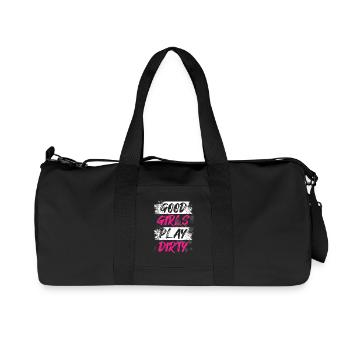 Good girls play dirty Schlammlauf Mud Run - Recycled Canvas Sports Bag by Stanley/Stella - black - Front