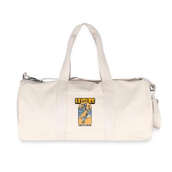 Skeleton Beach Surfer - Recycled Canvas Sports Bag by Stanley/Stella - natural - Front