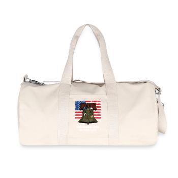 Cloche de la Liberté - Sac de sport en toile recyclée Stanley/Stella - blanc naturel - Devant