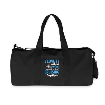 Drôle de croisière Dire Design - Sac de sport en toile recyclée Stanley/Stella - noir - Devant