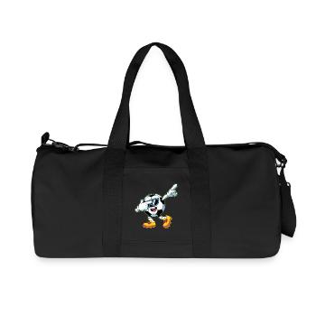 Dabbing Soccer Drôle de soccer - Sac de sport en toile recyclée Stanley/Stella - noir - Devant