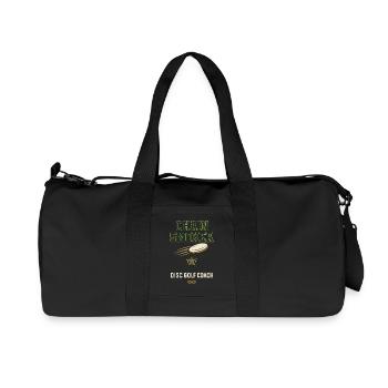 Disc -golf -coach -shirt -golf -instruktor Frisbee - Recycelte Canvas-Sporttasche von Stanley/Stella - Schwarz - Vorne