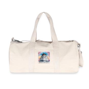 Château de Himeji, Japon - Sac de sport en toile recyclée Stanley/Stella - blanc naturel - Devant