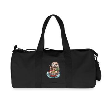 Loutre de ramen à la japonaise - Sac de sport en toile recyclée Stanley/Stella - noir - Devant