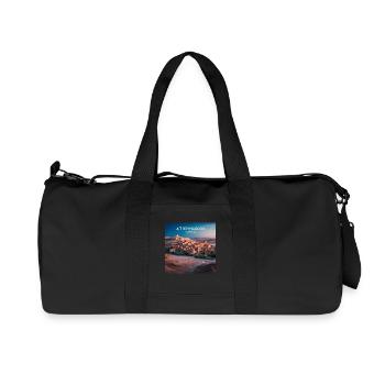 Aït-Ben-Haddou - Recycelte Canvas-Sporttasche von Stanley/Stella - Schwarz - Vorne