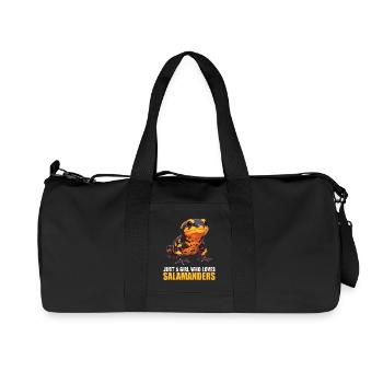 Salamanders Salamander - Recycled Canvas Sports Bag by Stanley/Stella - black - Front