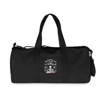 Dead Inside but Still Quilting Funny Quilting - Recycled Canvas Sports Bag by Stanley/Stella - black - Front