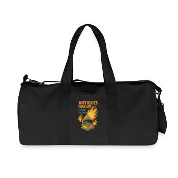 Brocante Antiquaires Antiquaires Grand Volume - Sac de sport en toile recyclée Stanley/Stella - noir - Devant