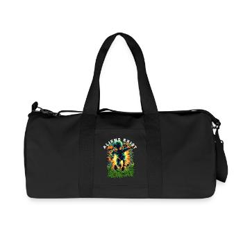 Aliens Exist Cosmic Glow - Recycelte Canvas-Sporttasche von Stanley/Stella - Schwarz - Vorne