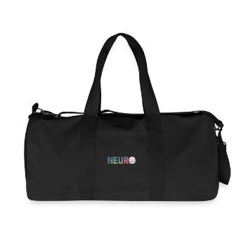 Neuro Brain Design for Science Enthusiasts - Recycled Canvas Sports Bag by Stanley/Stella - black - Front
