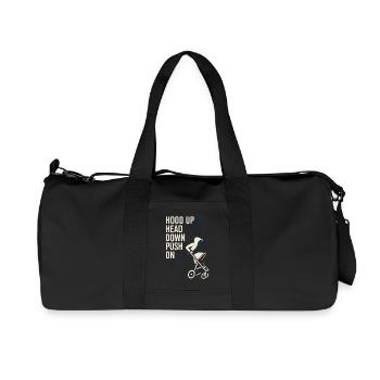 Nursery Dad Fatherhood Pride - Recycled Canvas Sports Bag by Stanley/Stella - black - Front