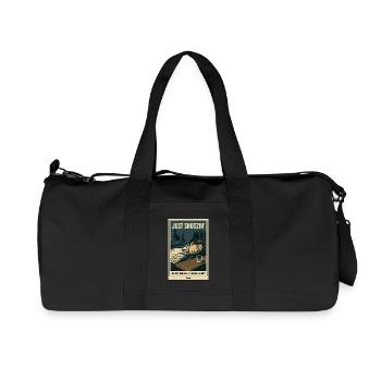 Simply snoring – nap of the century - Recycled Canvas Sports Bag by Stanley/Stella - black - Front