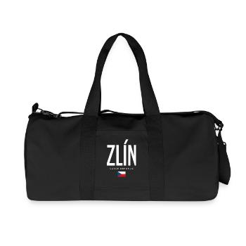 Zlin Tschechien - Recycelte Canvas-Sporttasche von Stanley/Stella - Schwarz - Vorne