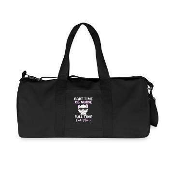 Nurse Pregnancy Hospital - Recycled Canvas Sports Bag by Stanley/Stella - black - Front