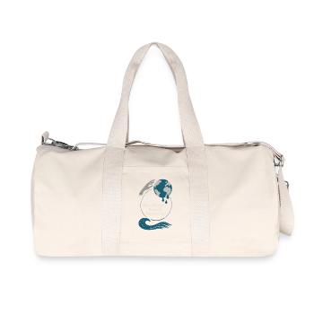 Changement climatique Anxiété Gen Z Eco Stress Doomscroll - Sac de sport en toile recyclée Stanley/Stella - blanc naturel - Devant