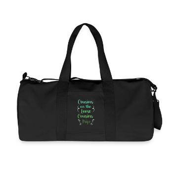 Cousin - Recycelte Canvas-Sporttasche von Stanley/Stella - Schwarz - Vorne