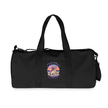 Chill Vibes Only Summer Beach Getaway - Recycled Canvas Sports Bag by Stanley/Stella - black - Front